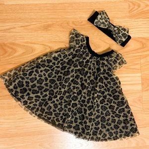 Baby Starters Leopard & Sparkles Dress
